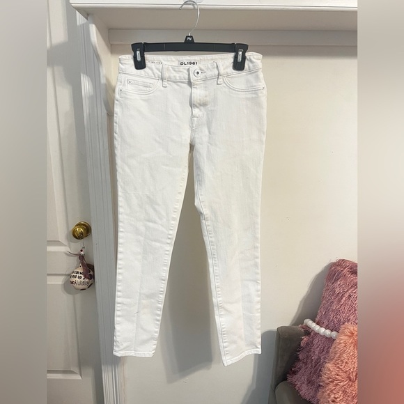 FINAL PRICE DL1961 White Skinny Jeans - Picture 1 of 5